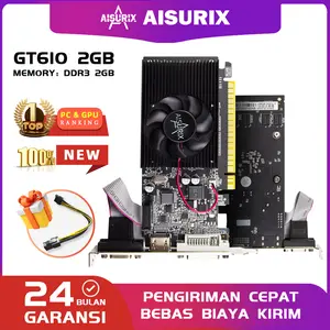 AISURIX GT 610 2GB VGA card DDR3 64Bit VGA+HD+DVI PCI-E 2.0 GT610