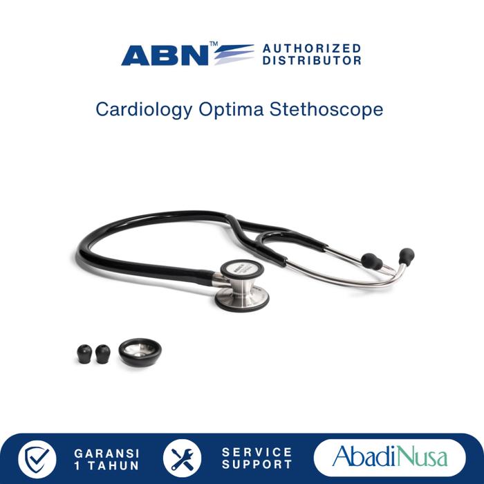 Gambar Stetoskop ABN Cardiology Optima | Cardiology Optima Stethoscope - Adult - Black dari ABN Official Indonesia Kota Administrasi Jakarta Pusat Tokopedia
