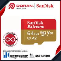 Gambar SanDisk Extreme Micro SD UHS-I 64GB 90MB/S - Micro SDHC 64 GB 170MBPS dari Doran Authorized Store Kota Administrasi Jakarta Pusat 1 Tokopedia