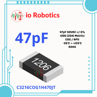 Gambar Kapasitor 47pF 50v 5% COG/NPO 1206 (3216) Multilayer Ceramic Capacitor dari io Robotics Kab. Bandung 1 Tokopedia