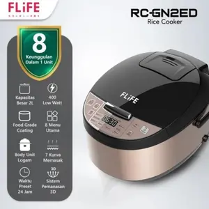New Professional Digital Rice Cooker FLIFE Multifungsi 8in1 2Liter
