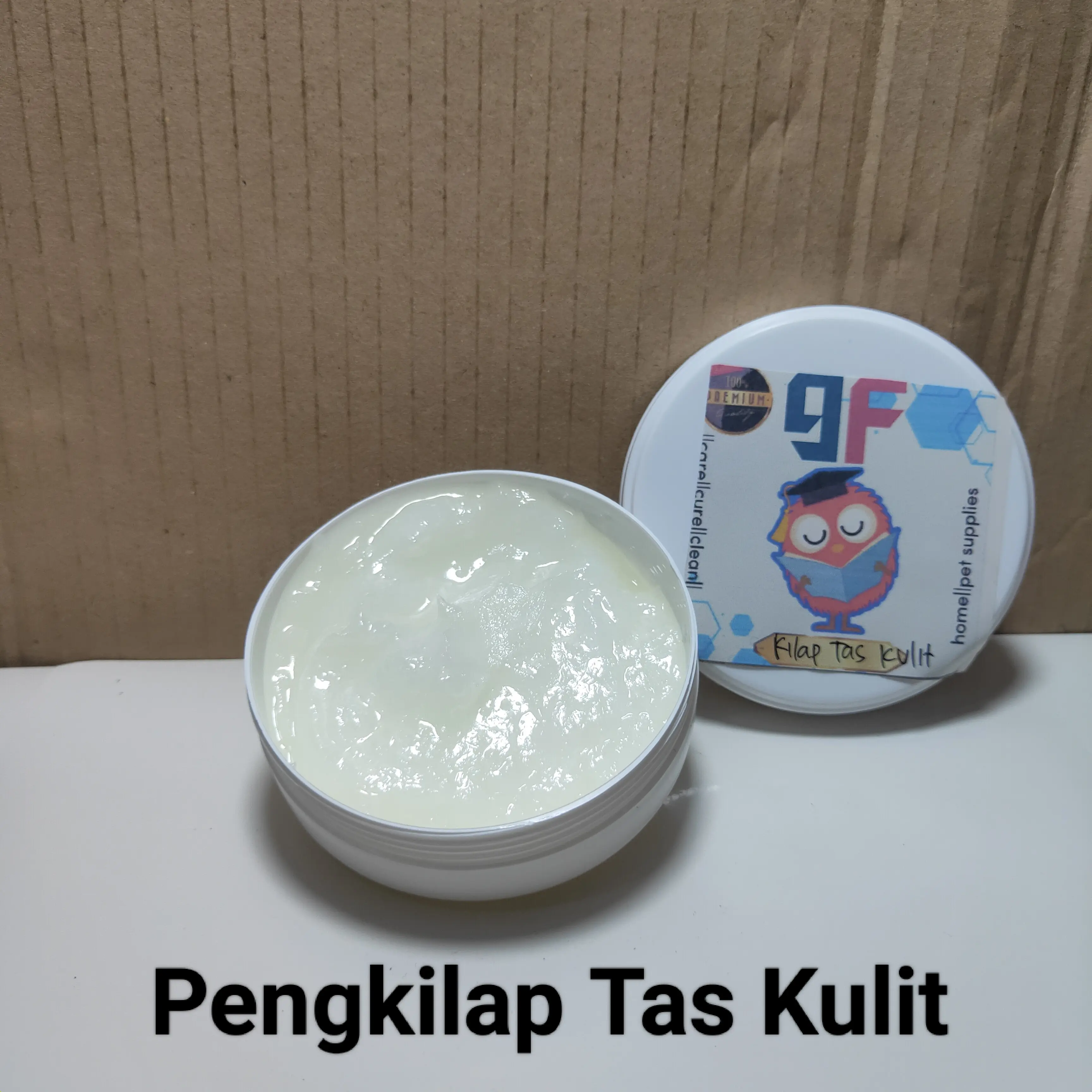 pengkilap dan pembersih tas kulit 50gr