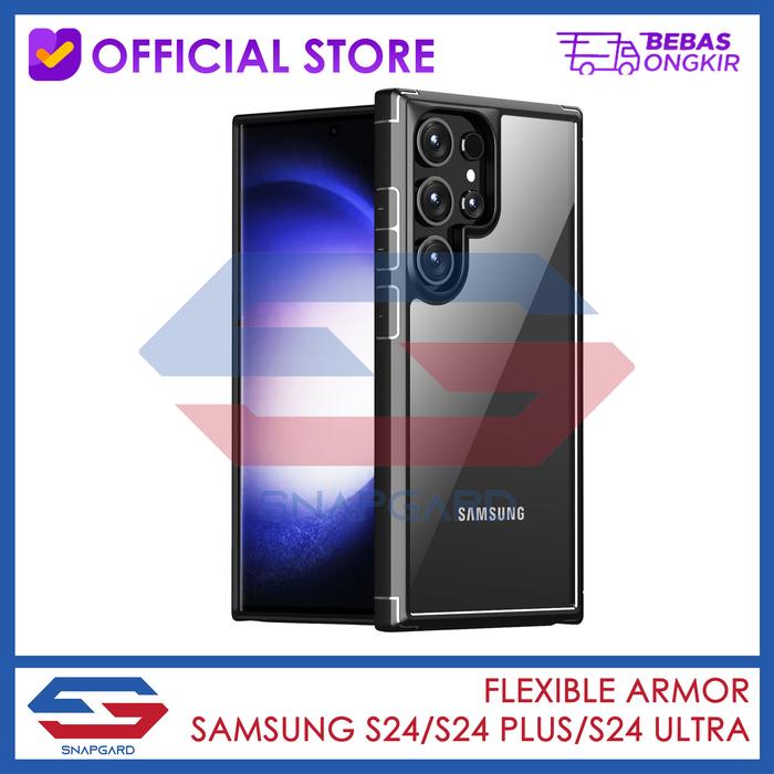 Gambar SNAPGARD Flexible Armor Case Samsung S24 Case S24 Plus S24 Ultra - BLACK, SAMSUNG S24 dari Allforgadget Kota Administrasi Jakarta Utara Tokopedia