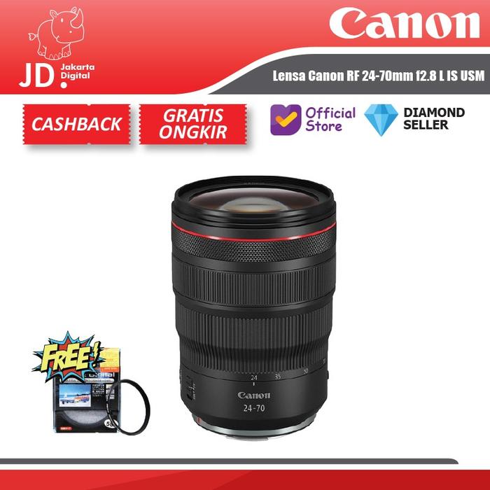 Gambar Lensa Canon RF 24-70mm f2.8 L IS USM - Canon RF 24-70mm f/2.8L - PAKET A dari Jakarta Digital 8 Kota Administrasi Jakarta Pusat Tokopedia