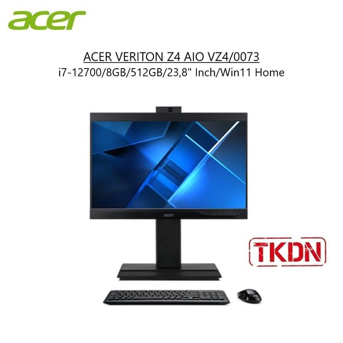 Gambar ACER VERITON Z4 AIO VZ4/0073 - i7-12700/8GB/512GB/23,8"/Win11+Libre dari JnJ Online Kota Administrasi Jakarta Pusat Tokopedia