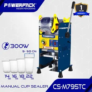 POWERPACK Manual Cup Sealer CS-M795TC / Mesin Penyegel Gelas Plastik