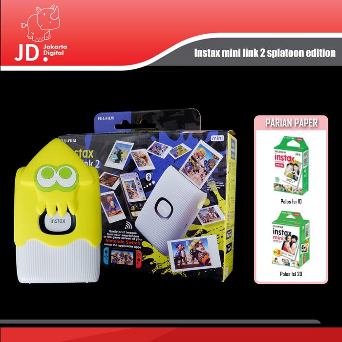 Gambar Fujifilm Instax Mini Link 2 Special Edition Splatoon 3 - Printer Foto - STANDAR dari Jakarta Digital 8 Kota Administrasi Jakarta Pusat Tokopedia