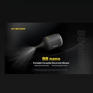 Nitecore BB Nano Rechargeable Air Duster for Cameras and Electronics