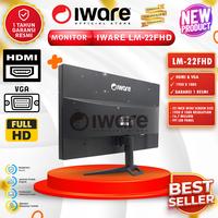 Gambar Iware Led Monitor LM-22 Inch HDMI VGA Wide dari Iware.id Kota Administrasi Jakarta Pusat 5 Tokopedia