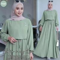 Gambar Baju Gamis Syari Terbaru Akira Maxi Dress Termurah dari Lapak Jaya22 Kab. Bandung 5 Tokopedia