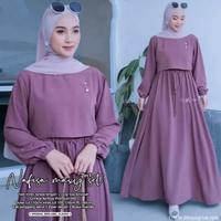 Gambar Baju Gamis Syari Terbaru Akira Maxi Dress Termurah dari Lapak Jaya22 Kab. Bandung 4 Tokopedia