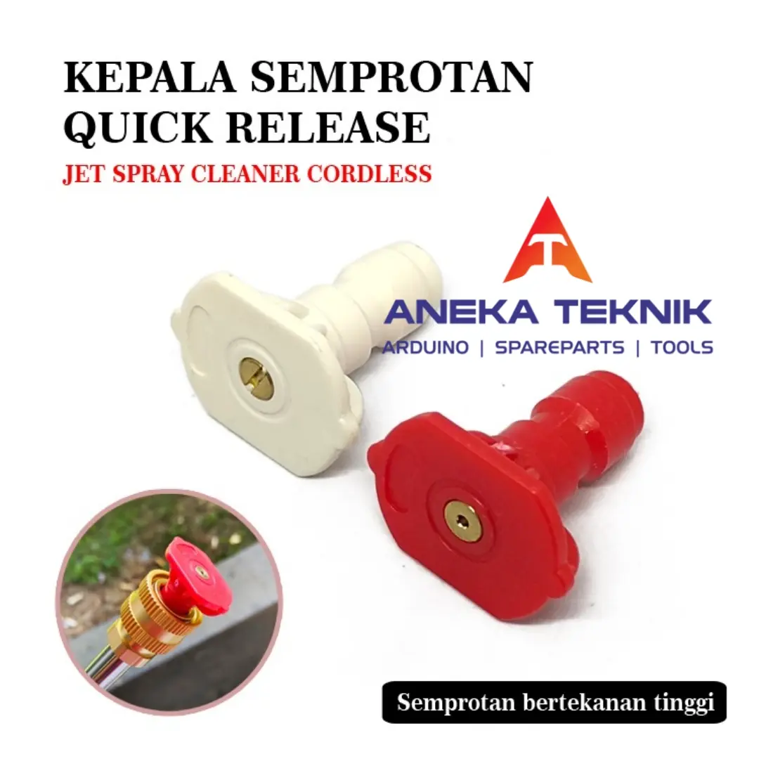 Kepala Semprotan Quick Release Nozzle Aksesoris Jet Spray Cleaner