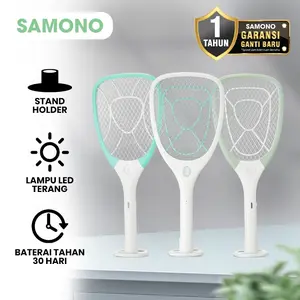 (PAYDAY) SAMONO Raket Nyamuk Elektrik Pengusir Nyamuk LED SW-MS20