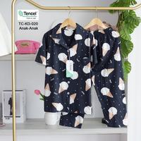 Gambar GREET NIGHT WEAR - PIYAMA PENDEK PANJANG TENCEL ANAK MIX (TC-KD) PP - TC-KD-016, SIZE 4 dari greetnightwear Kota Administrasi Jakarta Utara 5 Tokopedia