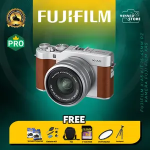 Fujifilm X-A5 Kit 15-45mm PZ - Kamera Fuji Film XA5 PAKETAN  Camera
