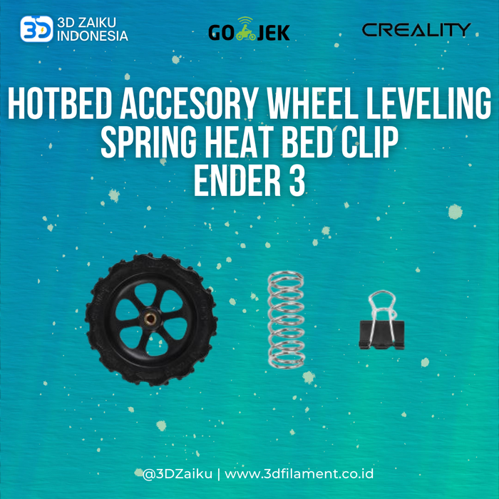 Gambar Creality Ender 3 Hotbed Accesory Wheel Leveling Spring Heat Bed Clip dari 3D Zaiku Indonesia Kota Administrasi Jakarta Barat Tokopedia