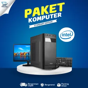 PC Rakitan Kantor Core i3 4160 i3 4th 8GB with SSD 256GB | PC Admin Office
