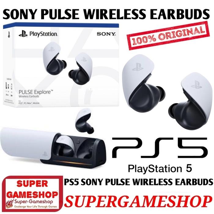 Gambar PS5 Sony Pulse Explore Wireless Earbuds Sony Playstation dari Super-Gameshop.id Kota Administrasi Jakarta Pusat Tokopedia
