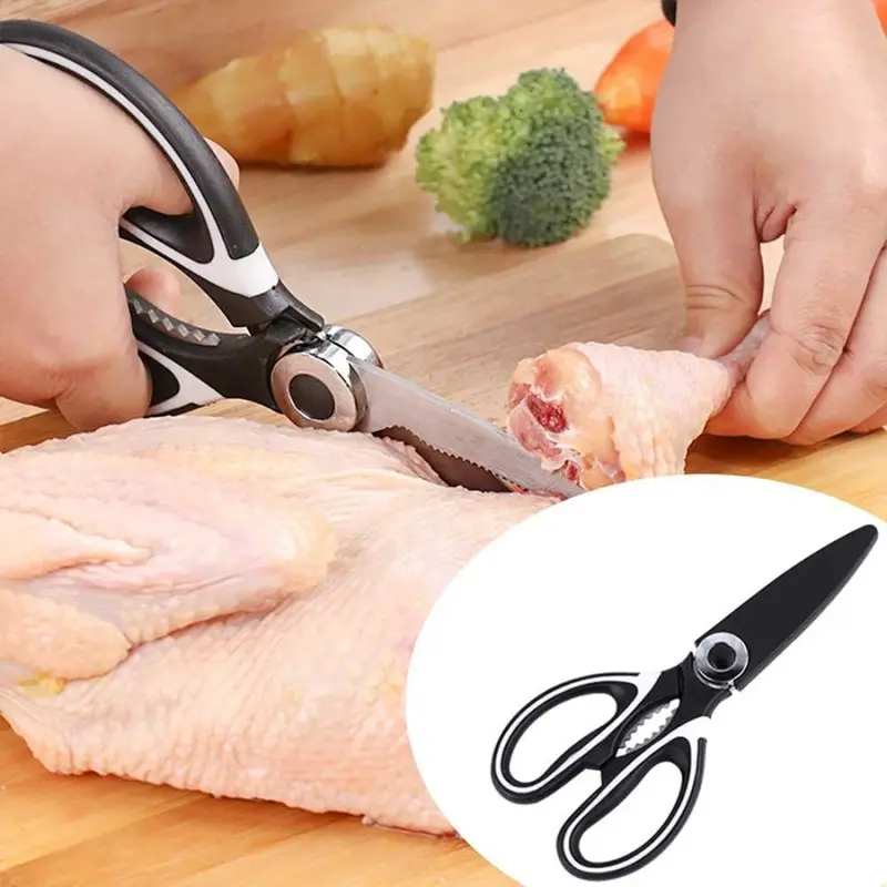 Gunting Dapur Serbaguna Gunting Ikan Ayam Daging Stainless Steel 1