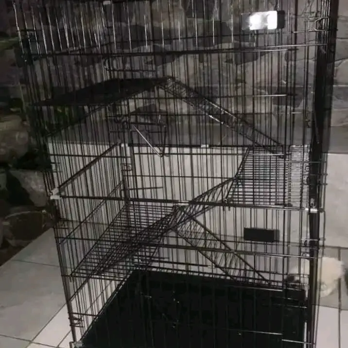Kandang Kucing Lipat 3 Tingkat UK 60*42*100 1