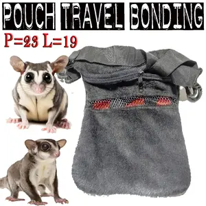 Travel bonding bag pouch tempat tas aksesoris sugar glider landak SG