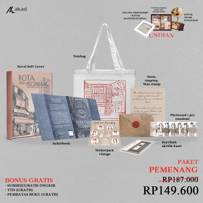 Gambar Pre Order Buku Novel - Kota Para Pecundang - Akad - Bumifiksi dari Bumi Fiksi Makassar Kota Makassar 5 Tokopedia