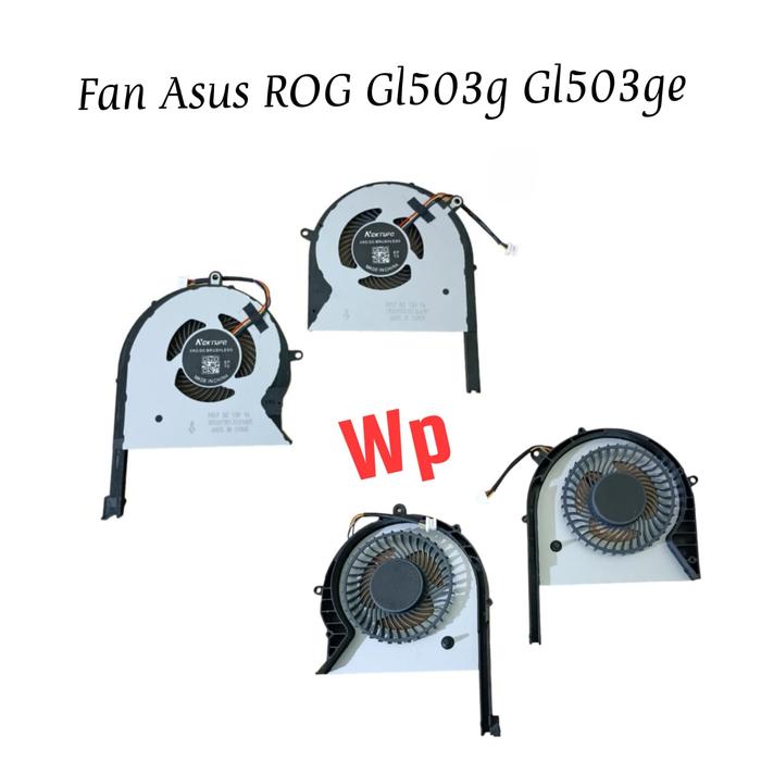 JISHIYUFS Nuova CPU+GPU Ventola di raffreddamento per Asus ROG Strix GL503GE GL503GE-RS71 GL503GE-ES73 GL503GE-US72 PX703GE GL703GE DC12V 1A FAN