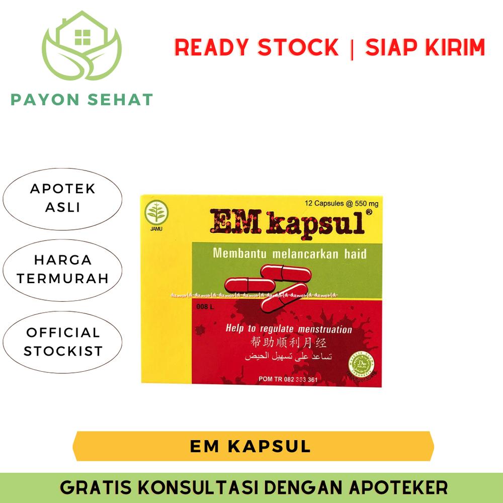 EM KAPSUL / MEMBANTU MELANCARKAN HAID