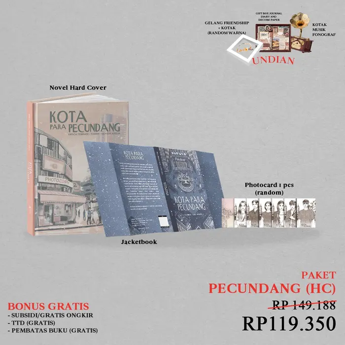 Gambar Pre Order Buku Novel - Kota Para Pecundang - Akad - Bumifiksi dari Bumi Fiksi Makassar Kota Makassar 3 Tokopedia