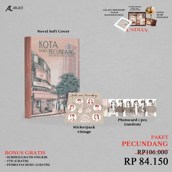 Gambar Pre Order Buku Novel - Kota Para Pecundang - Akad - Bumifiksi dari Bumi Fiksi Makassar Kota Makassar 2 Tokopedia