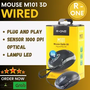 MOUSE KABEL USB R-ONE