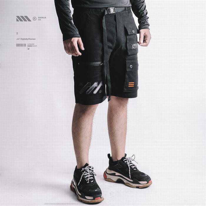 Gambar KREMLIN Celana Pendek Short Cargo Multi pocket Techwear pants - LOADER - S dari Kremlin Clothing Kota Bandung Tokopedia