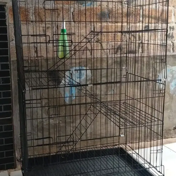 Kandang Kucing Lipat 3 Tingkat UK 60*42*100 3
