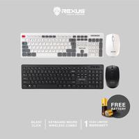 Gambar REXUS KM8 Combo Wireless - Office Keyboard & Mouse Wireless dari Techno Computer Bali Kota Denpasar 2 Tokopedia