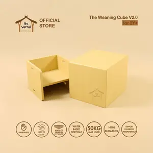 The Weaning Cube V2.0 [Premium] / Meja Kursi Anak / Meja Kursi Balita