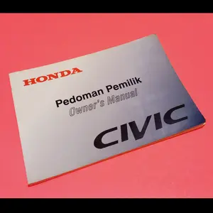 Buku Pedoman Pemilik Owners Manual Book Honda Civic ES s5a VTi VTiS
