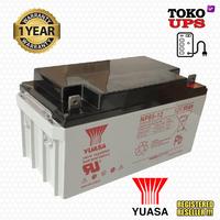 Gambar Baterai Aki Yuasa 12V 65AH NP65-12 Original - Unit dari TokoUPS Kota Administrasi Jakarta Pusat 1 Tokopedia