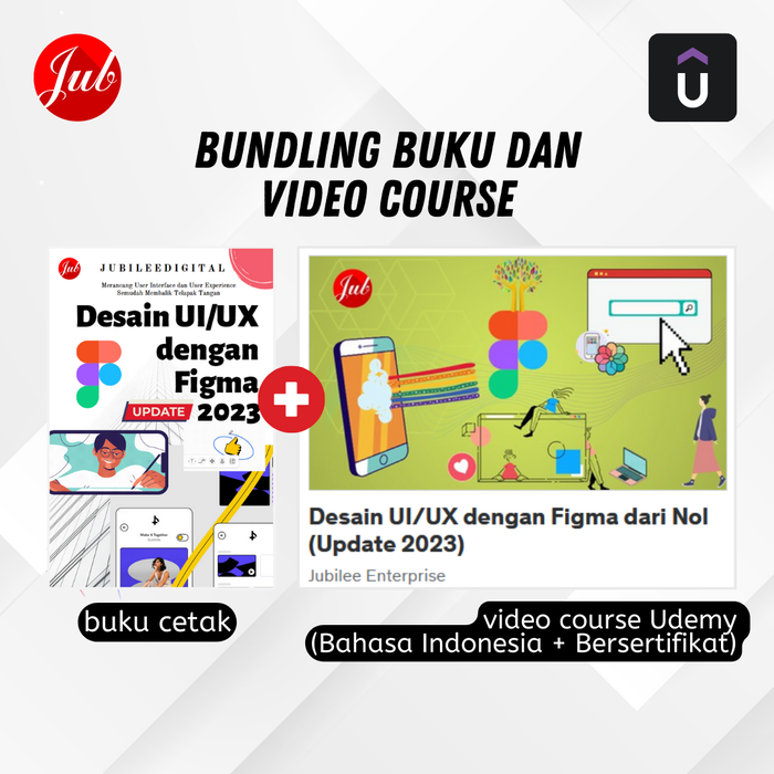 Gambar Buku Cetak Softcover Desain UI/UX dengan Figma (Original) by Jubilee Digital (Diterbitkan oleh Jubilee Enterprise) dari Jubilee ID Shop Kota Yogyakarta 5 Tokopedia
