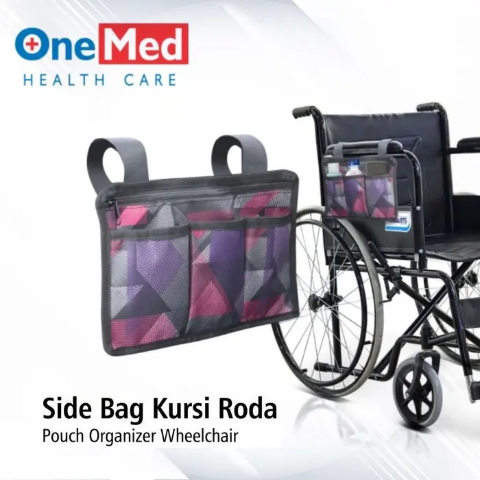 TAS POUCH KURSI RODA ORGANIZER WHEELCHAIR SIDE BAG KURSI RODA ONEMED