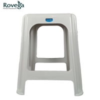 Gambar Rovega Kursi Plastik GSC-7777 Minimalis & Elegan Grey 36x36x46cm Karet Anti Slip Furniture Berkualitas Tinggi Chairs dari Rovega Premium Houseware Kota Administrasi Jakarta Utara 2 Tokopedia