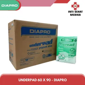 Underpad 60x90 Diapro / Perlak Diapro / Popok Alas 60x90 / U-pad