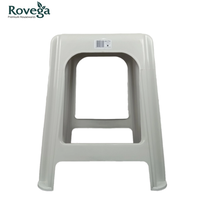 Gambar Rovega Kursi Plastik GSC-7777 Minimalis & Elegan Grey 36x36x46cm Karet Anti Slip Furniture Berkualitas Tinggi Chairs dari Rovega Premium Houseware Kota Administrasi Jakarta Utara 4 Tokopedia