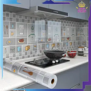 GTT Stiker Dinding Anti Minyak 60 X 100Cm Wall Sticker Kitchen Sheet