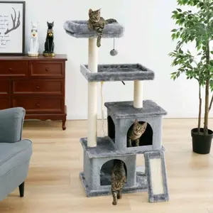Rumah Kucing Tingkat Cat Tree House Kokoh Berkualitas