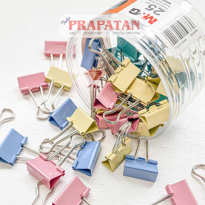 Gambar M&G Pastel Binder Clip ABS927 | Penjepit Kertas - 15MM dari Toko Prapatan_NEW Kota Administrasi Jakarta Timur 5 Tokopedia