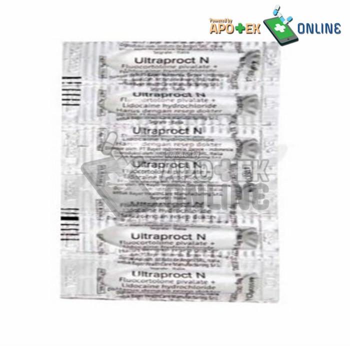 Gambar ULTRAPROCT N 1 STRIP 6 SUPPOSITORIA/ wasir dari Apotek Trijaya Kemayoran Kota Administrasi Jakarta Pusat Tokopedia