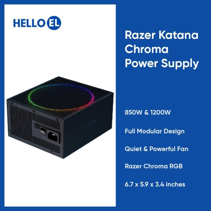 Power Supply Computer Rgb Razer Jual Razer Katana Chroma Fully Modular 1200W 850W Watt Power Supply ...