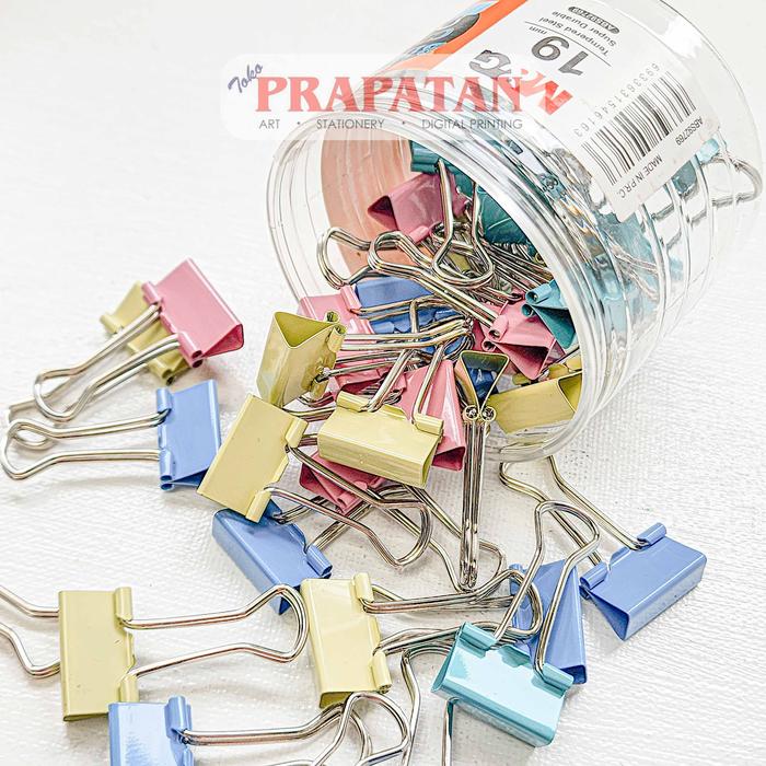 Gambar M&G Pastel Binder Clip ABS927 | Penjepit Kertas - 15MM dari Toko Prapatan_NEW Kota Administrasi Jakarta Timur 4 Tokopedia
