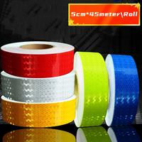 Reflektor Rol Promo Stiker Reflektor Mobil Truk Perekat Safety Tape Biru Hijau Merah ...
