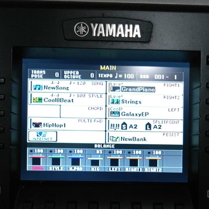 Display LCD da 5.7 pollici per Yamaha PSR3000 PSR S900 PSR